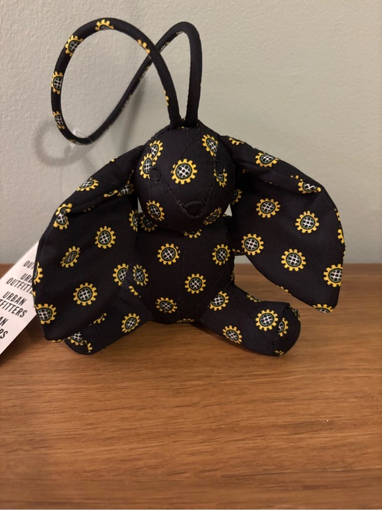 Urban Outfitters Handbags - Vera Bradley UO Exclusive 3D Bunny Bag Charm retired patterned yellow sunflowers